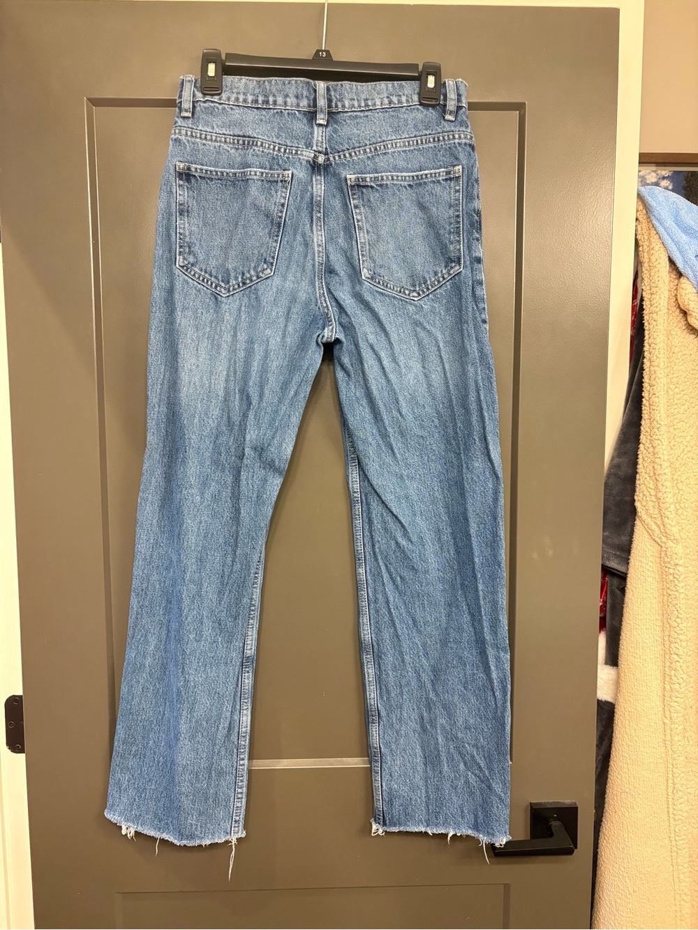 Light Blue Women’s Straight-Leg Jeans - Zara - Picture 4 of 4